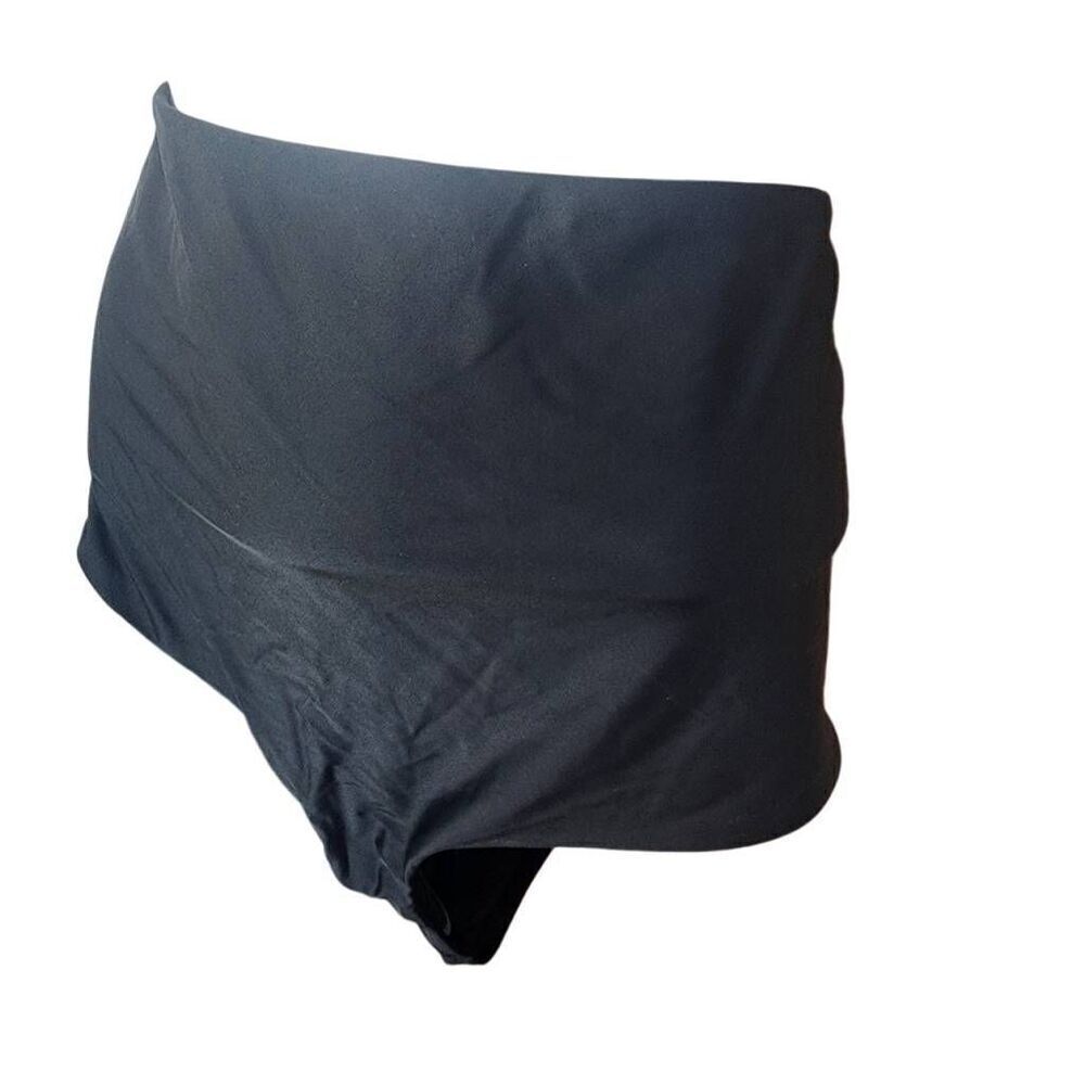 NWT Calypsa Black High-Waisted Bikini Bottom (1X)